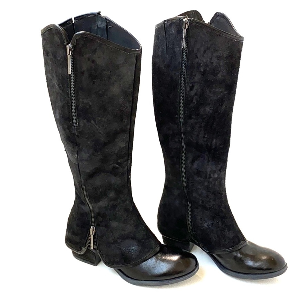 Size 5.5 Suede knee length Donald J Pliner boots